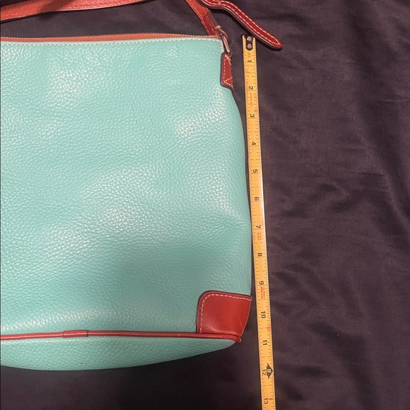 Dooney & Bourke Teal Leather Crossbody Bag - Picture 16 of 16